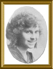 Frederica Dresie Haws, yearbook photo